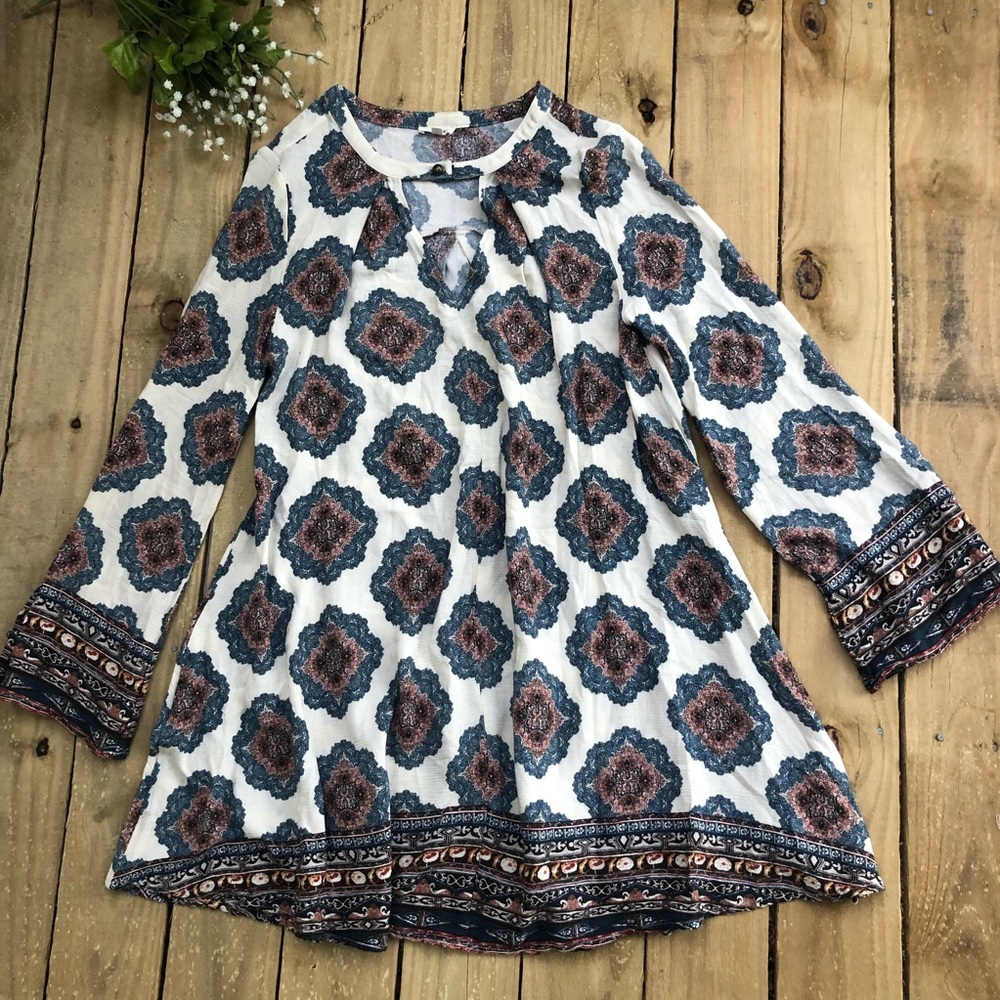 En Creme boho dress size s